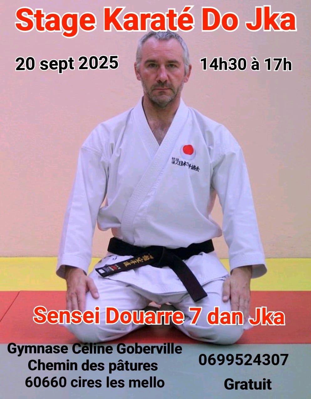 Entraînement karaté Shotokan Cires-lès-Mello